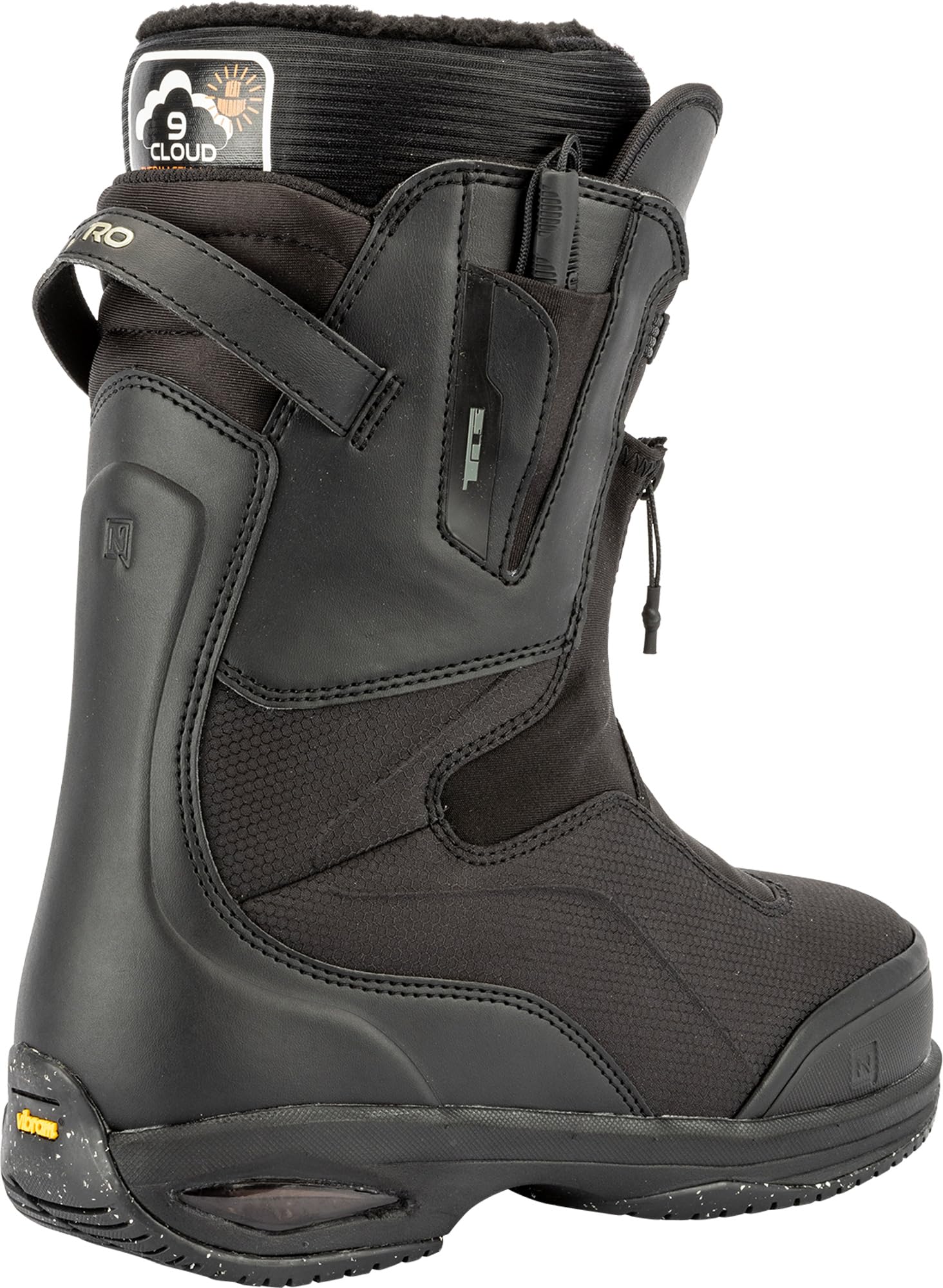 Nitro Fate TLS Women's Snowboard Boots (Black, 9.5) : Sports & Outdoors