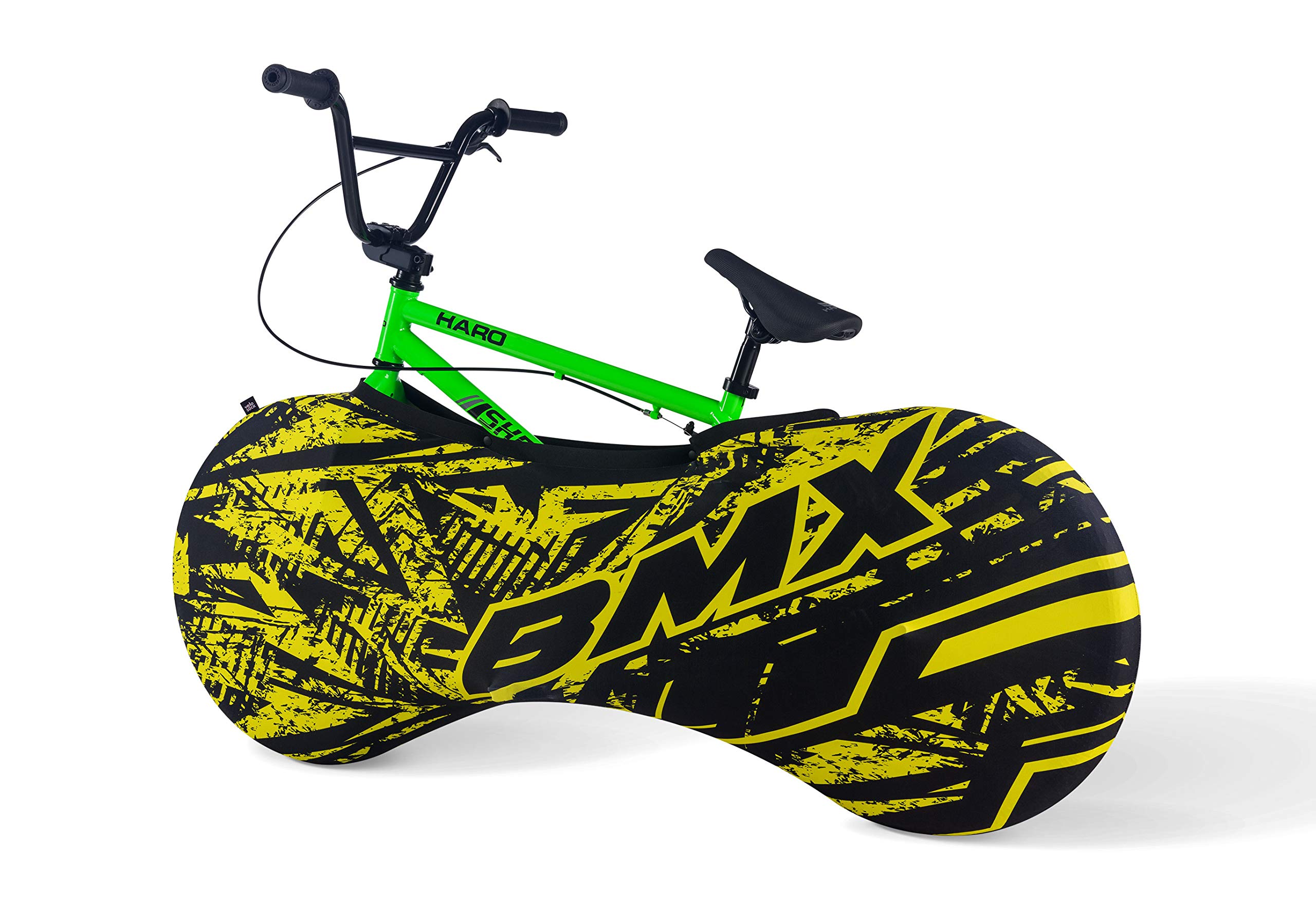 Velo Sock Bike Cover for Indoor Storage and Transportation, Dirt Proof  Stretchy Fabric, Protection Travel Cover for BMX Bicycle, Multiple Designs
