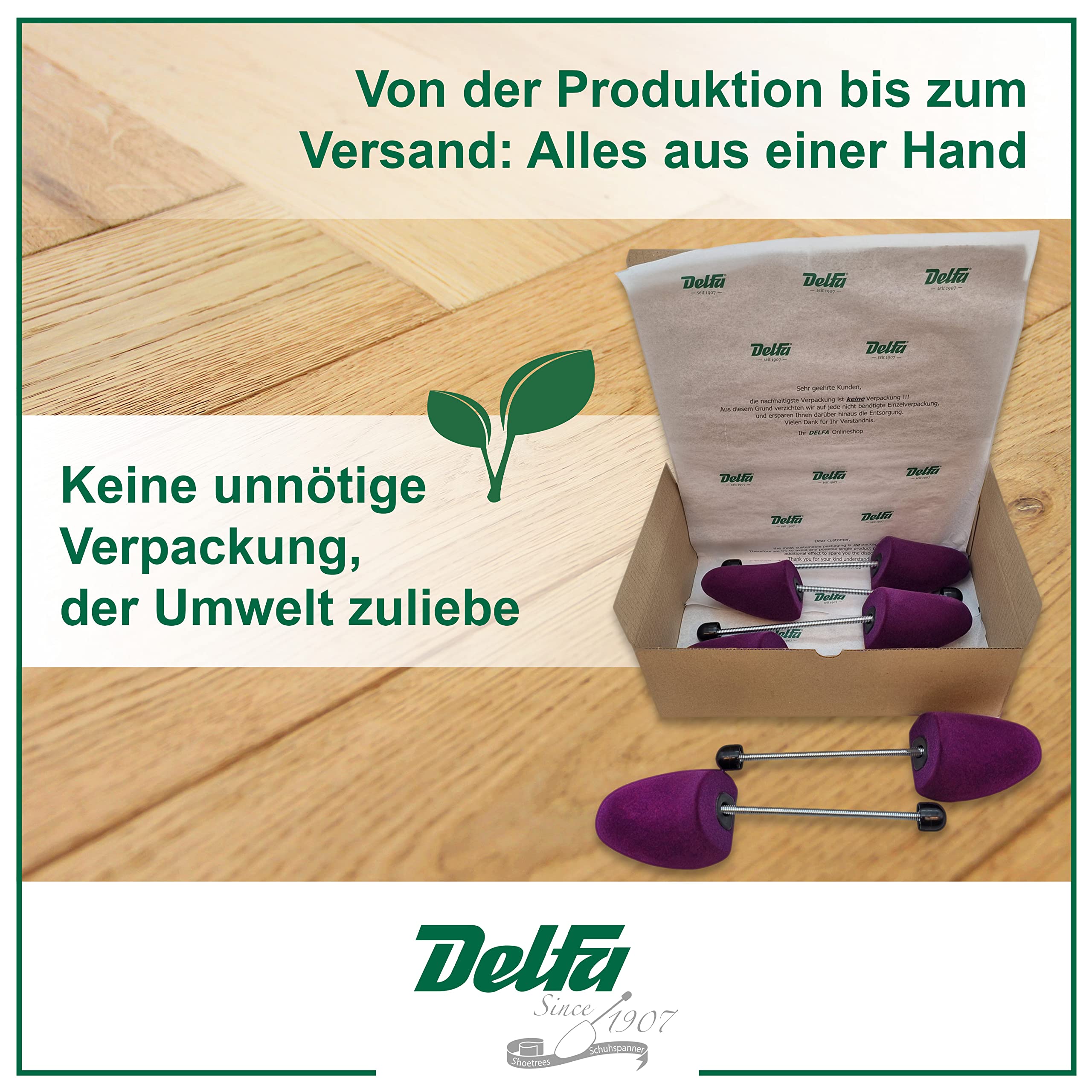 DELFA Samty Feder Lot de 3 paires d'embauchoirs en mousse pour chaussures confortables et baskets Taille 38-42, lilas, Taille unique
