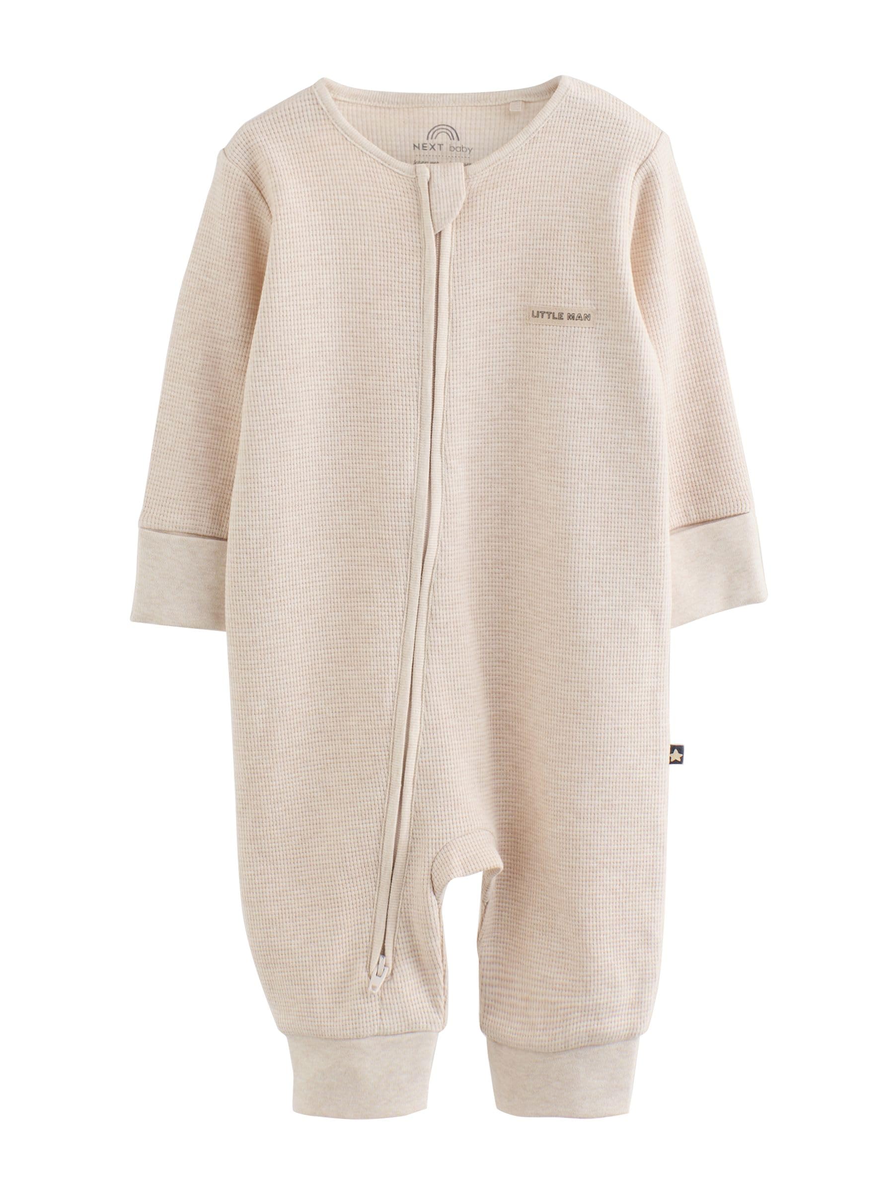 NEXT Bambini Confezione da 4 Tutine per Neonati con Zip bidirezionale