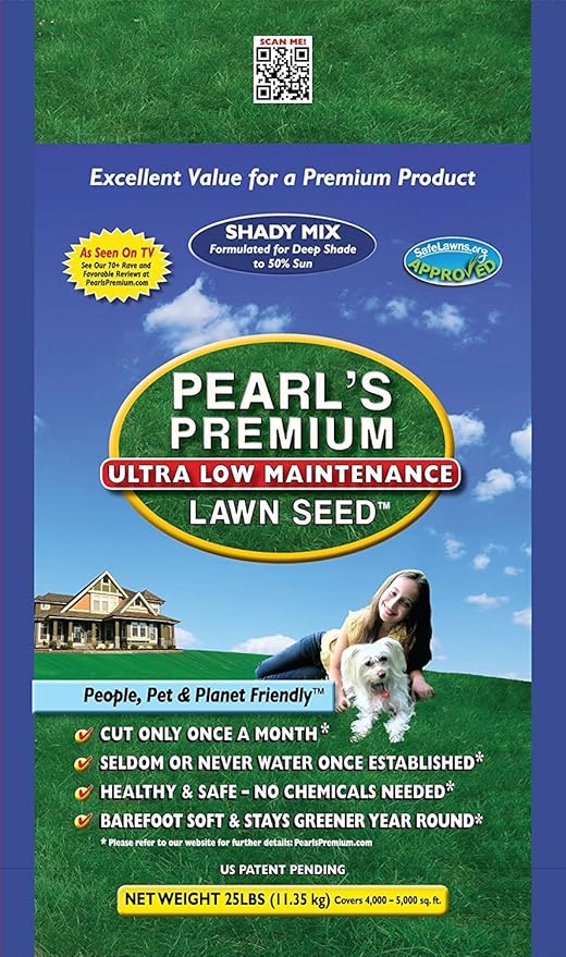 Pearl's Premium Grass Seed Shady Mixture 25 LBs Amazon.in Home