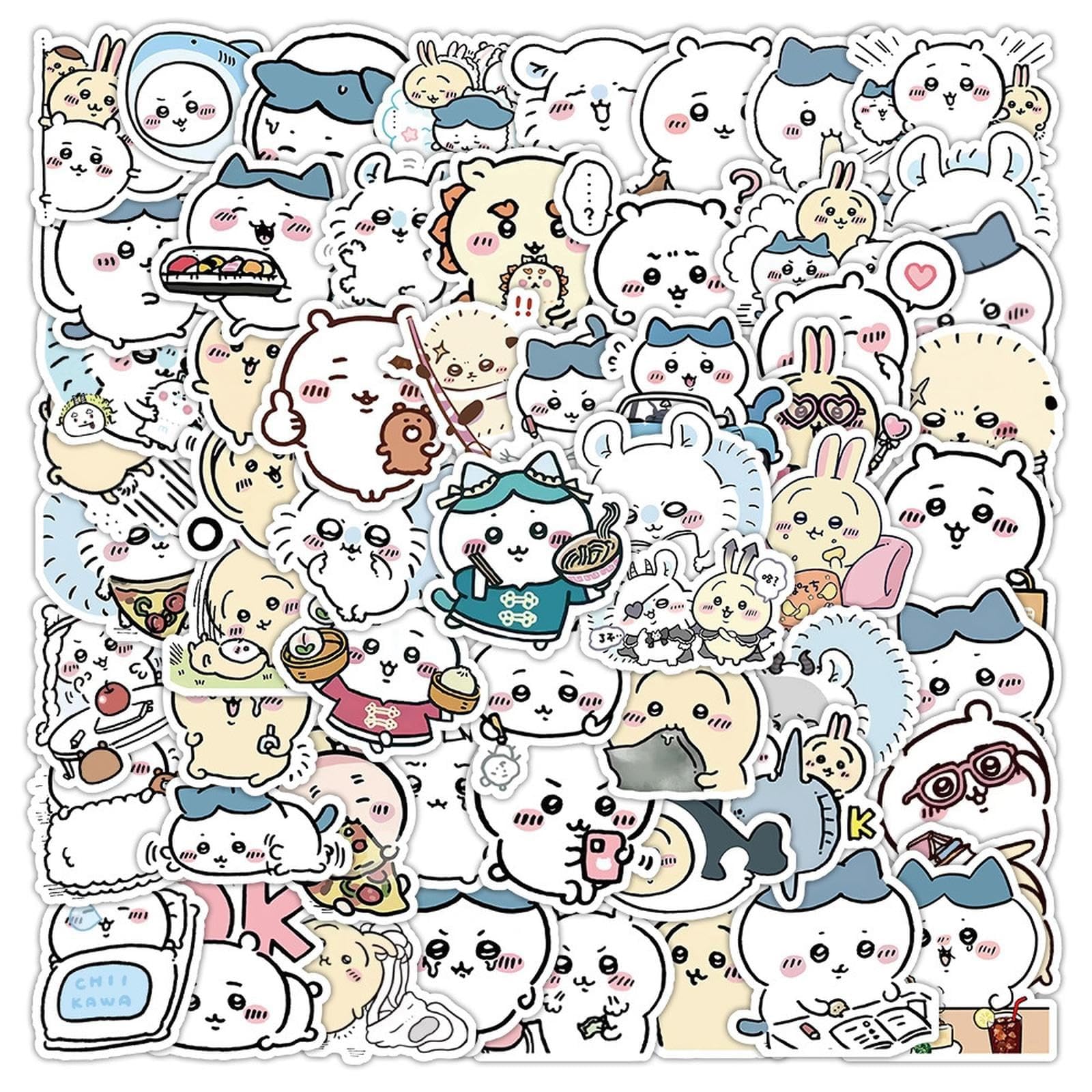 Amazon.com: 60pcs Japanese Cartoon Chikawa Stickers for Kids