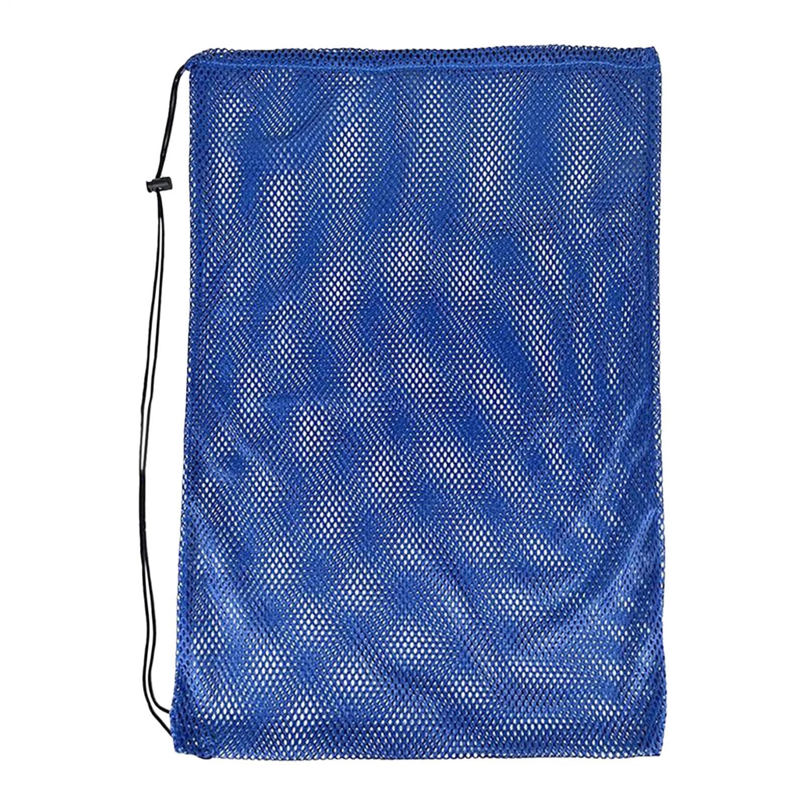 Bolsa Playa Malla 68x48 cm Organizador Extra Grande para Buceo Natación y Almacenamiento de Aletas