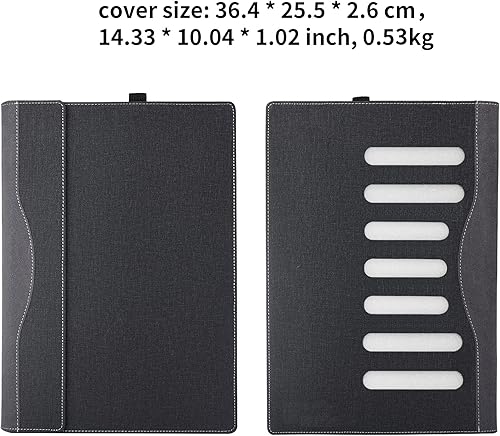 Vista 4 de Funda protectora para computadora portátil Dell Inspiron 16 Plus 7630 7620 7610 Pro 5620 5630 5625 para Vostro 5630 5620 7620 (no otros modelos)