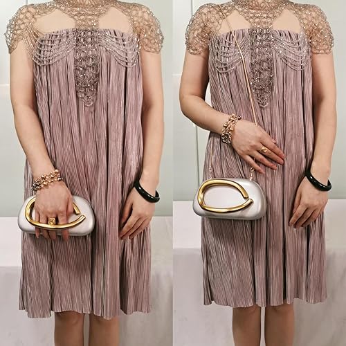 Vista 55 de Bolso cruzado de cadena de moda para mujer, bolso de hombro, bolso de mano acrílico para boda, bolso de noche de concha, clutch formal Un mármol