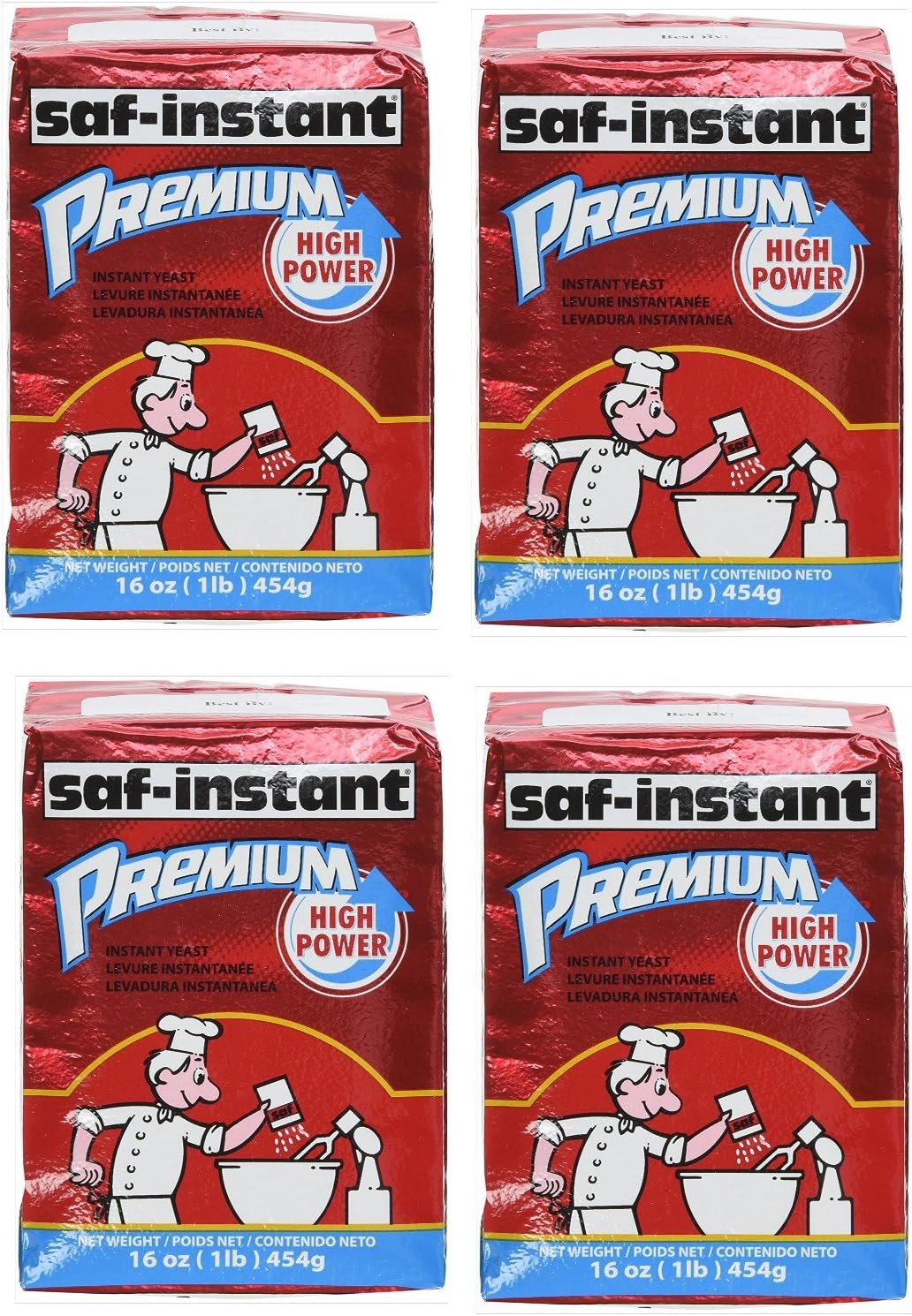 Premium Yeast 16 Oz, (Pack of 4)