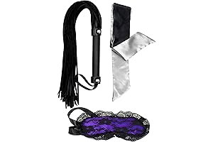 Flogger Whip Satin Eye Mask Exquisitely Crafted Blindfold for Unparalleled Sensual Experiences