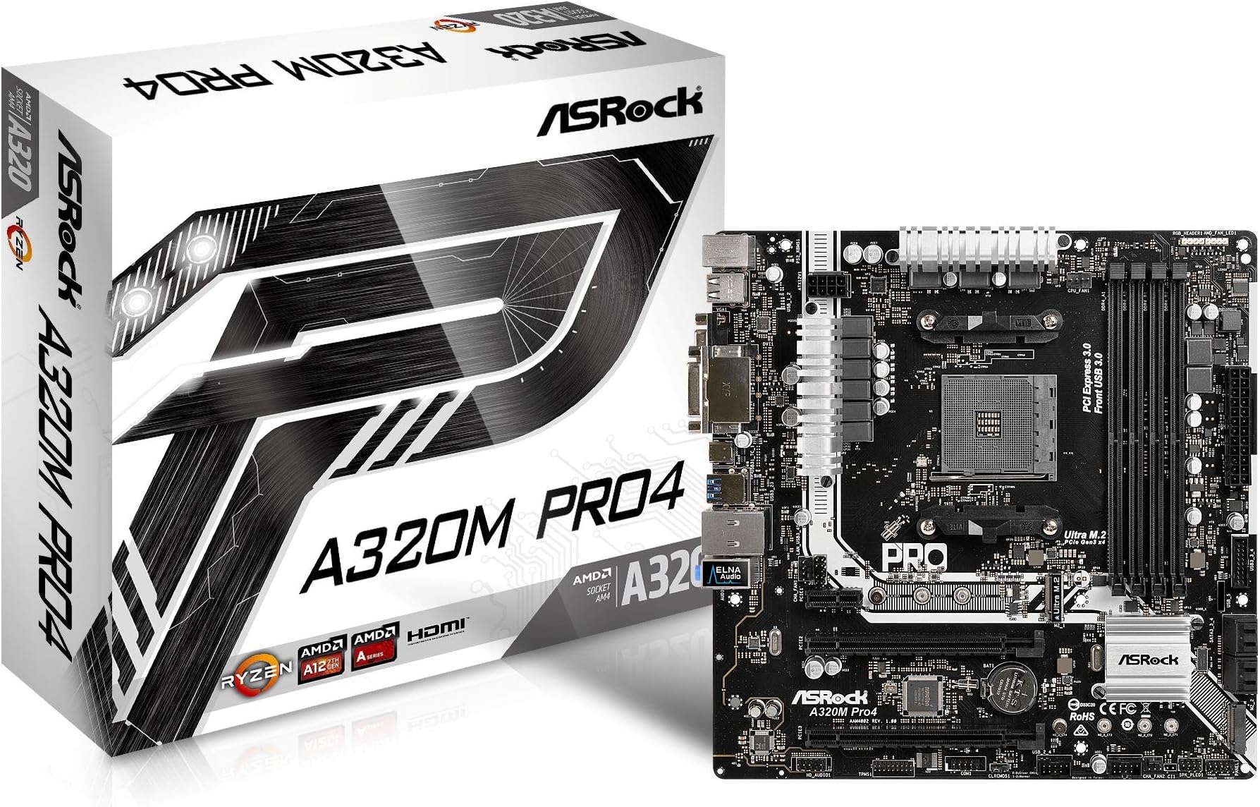 ASRock A320M PRO4 Motherboard