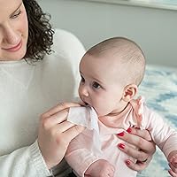 Vista 11 de PAQUETE VIRTUAL: Paquete de cuidado bucal infantil de Dr. Brown's: cepillo de dientes, pasta de dientes y toallitas para dientes y encías para bebés