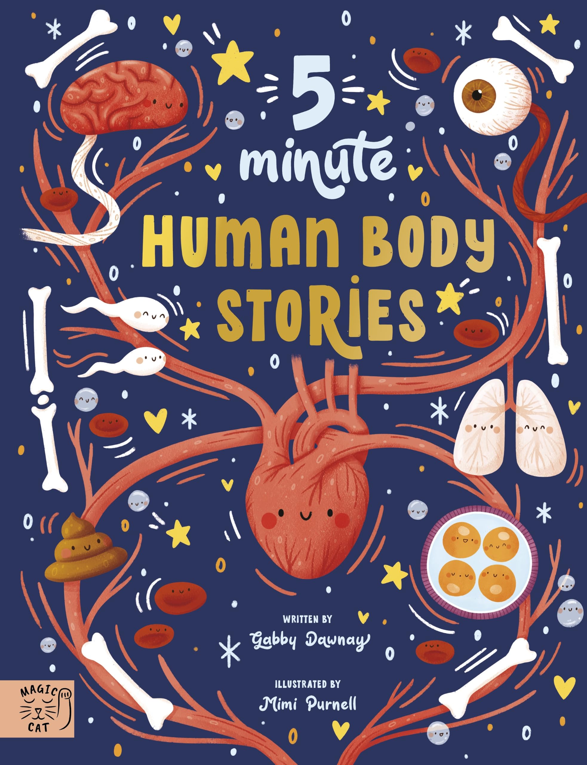 5 Minute Human Body Stories by Gabby Dawnay (Hardback Book)