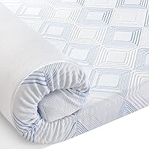 BedStory 3" Memory Foam Mattress Topper Queen Size, Cooling Gel Infused Bed Mattress Topper, Ventilated Mattress Pad for Pain Relieve, Breathable CertiPUR-US Certified (3 Inch, 60 * 80 Inch)