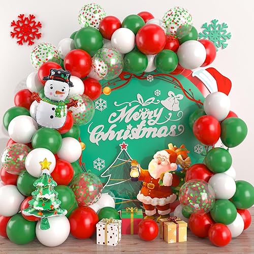 Miniatura 13 de Kit de arco de guirnalda de globos coloridos, globos surtidos de arcoíris, globos de látex de confeti multicolor, rosa intenso, pavo real, azul