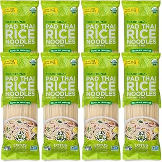 Lotus Foods Traditional Pad Thai Rice Noodles - Pad Thai Noodles, Asian ...