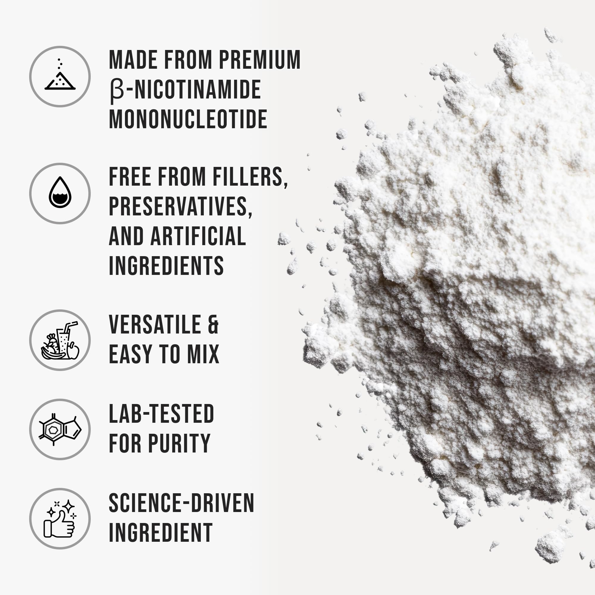 Amazon.com: Pure NMN Powder Nicotinamide Mononucleotide Quick