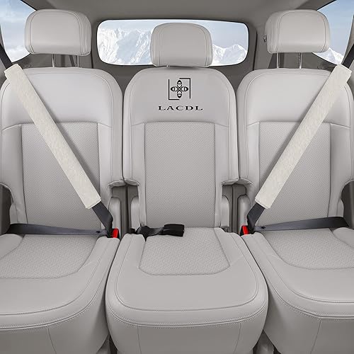 Miniatura 3 de LACDL Fundas de cinturón de seguridad extra largas súper suaves para adultos, niños, mujeres y hombres, cojín grueso de felpa completa para cinturón