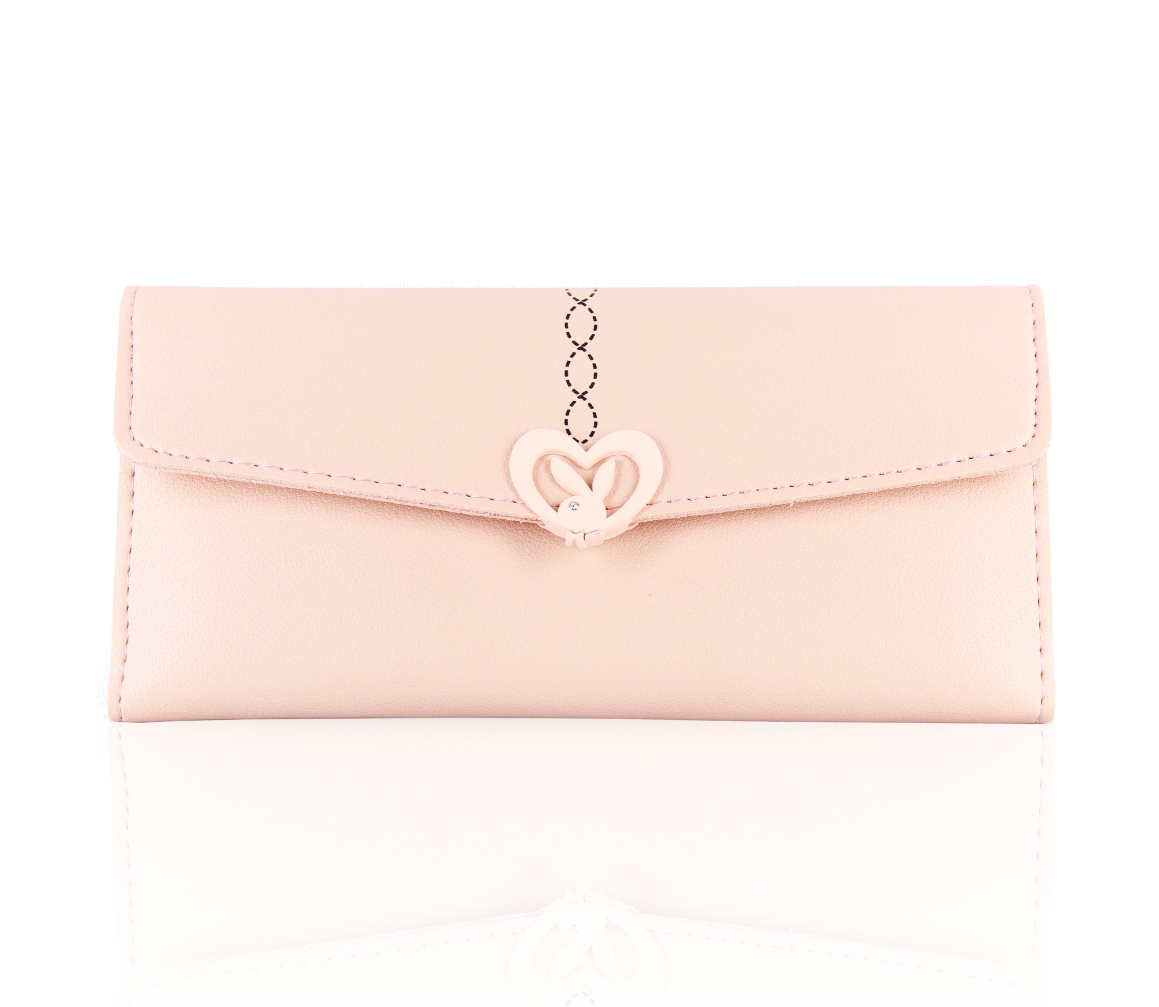 Alan Max Stylish Wallets/Clutches (Available in Blue, Pink, Red & Black) (Pink)