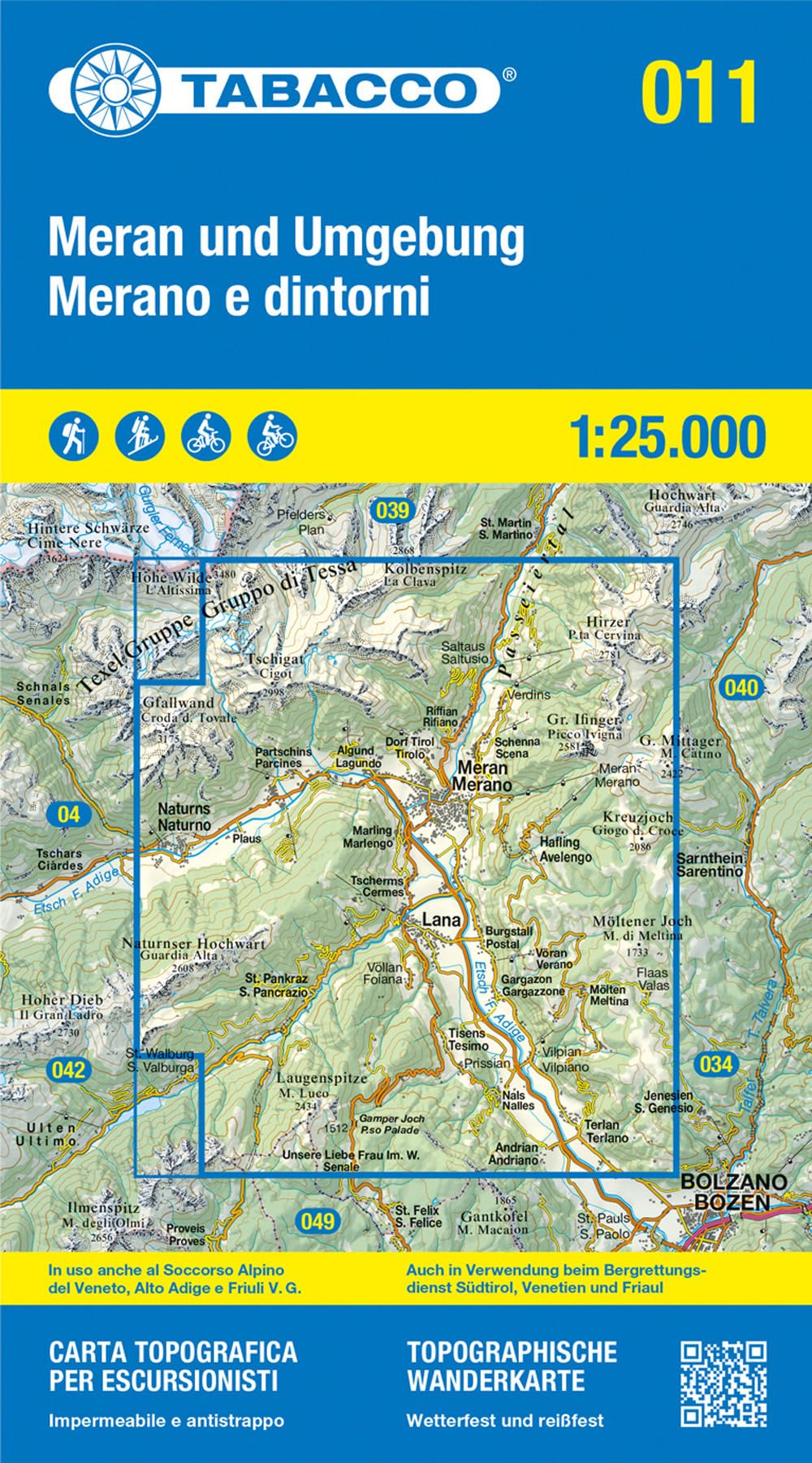 Merano / Dintorni (011): 1:25000