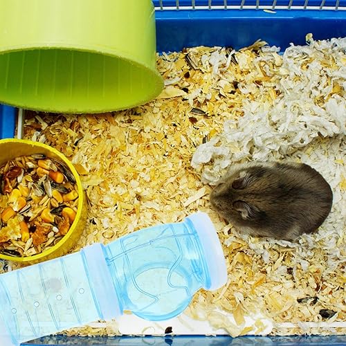 Miniatura 5 de Juego de tubos para hámster, túnel transparente para bricolaje, conector de ejercicio curvado, accesorios de jaula para hámster pequeños animales,