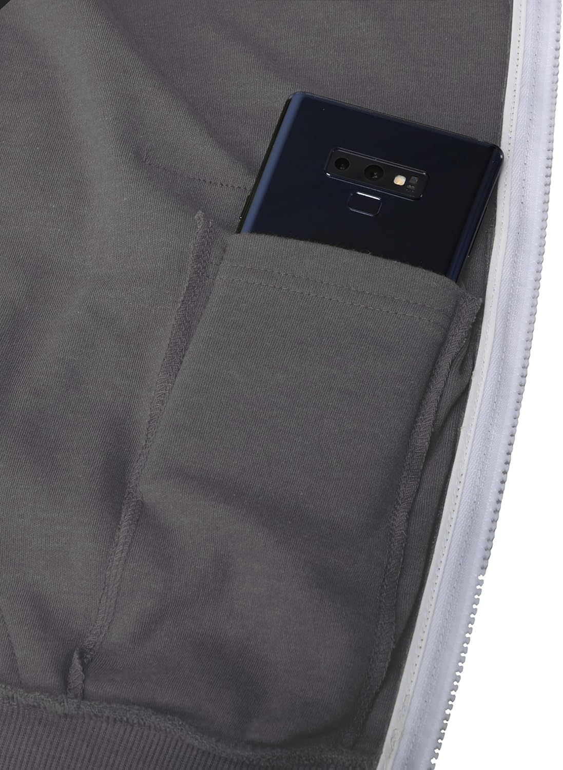 H2H Men's Zip Up Hoodie Lightweight Long Sleeve Basic Slim Fit Cotton SweatShirt with Pocket - Image 6