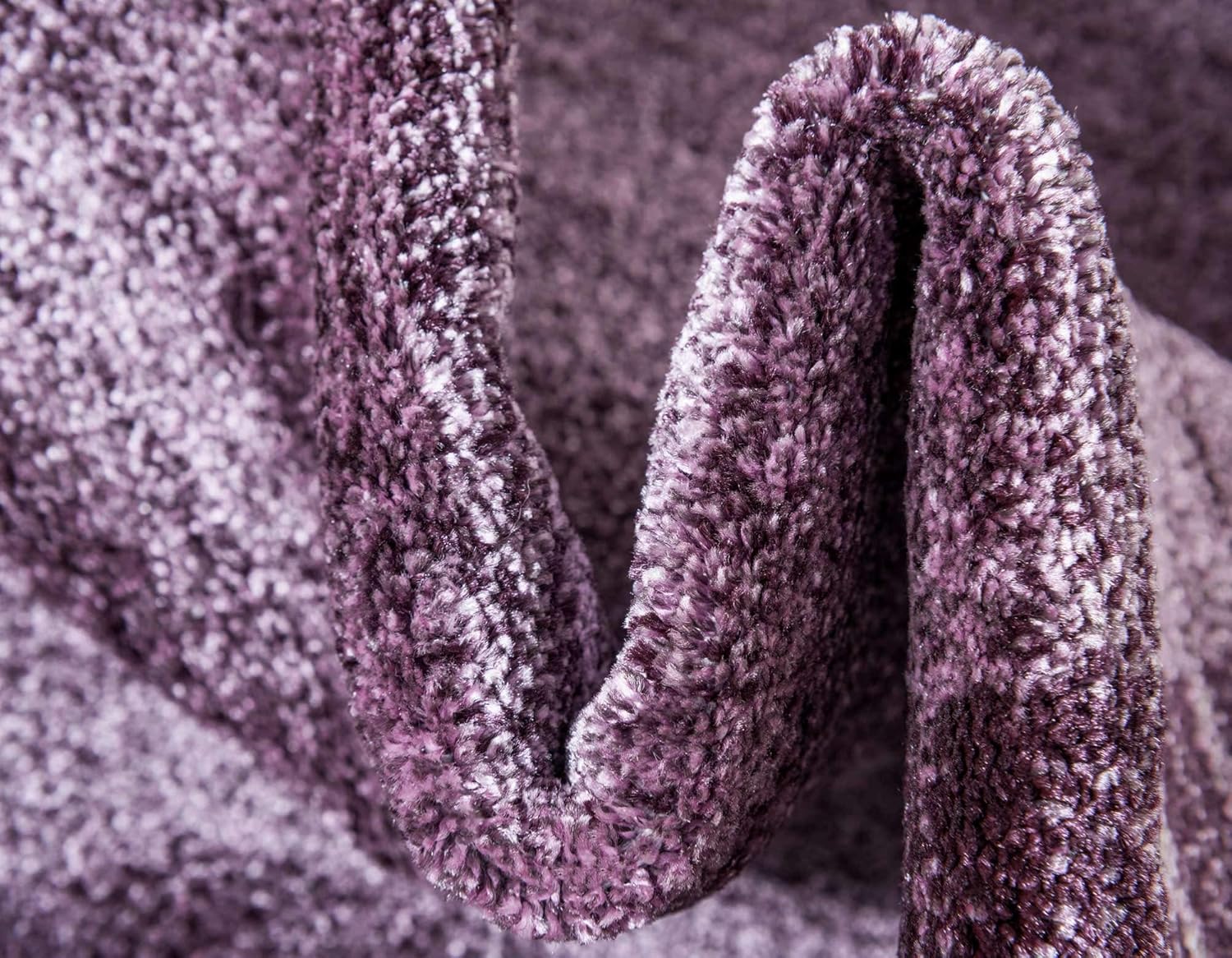 Unique Loom Del Mar Collection Area Rug - Sarah (5' 3" x 8' Rectangle, Violet/ Purple)