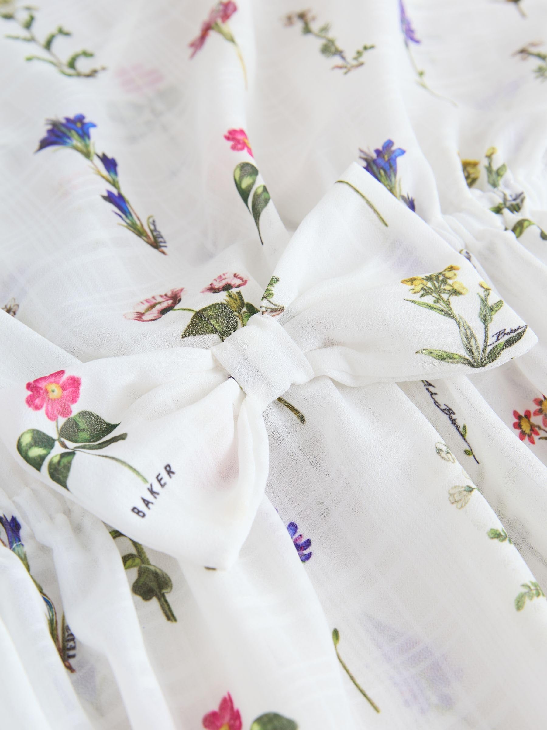 Mädchen Kaftan mit Blumen-Print