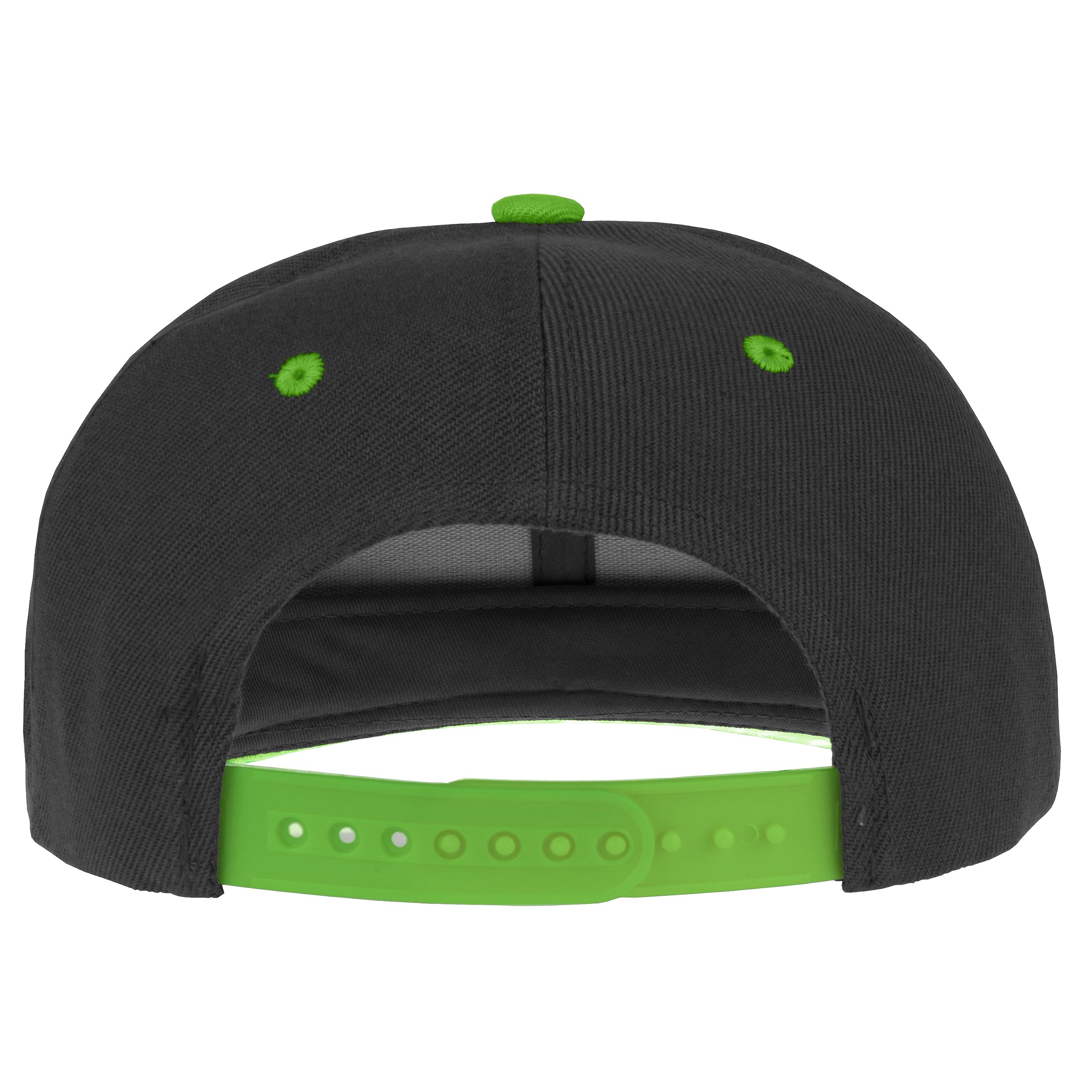Gelante Sombreros de béisbol con visera plana para hombre, ajustable, en blanco liso