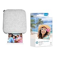 HP Sprocket Stampante fotografica istantanea 3x4 Sprocket Carta fotografica con retro adesivo in ZINK 8,9 x 10,8 cm