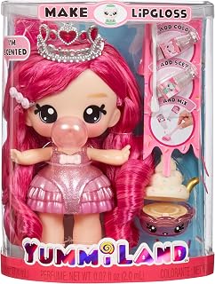 Yummiland Large Doll + Lipgloss Pet- Bianca Bubblegum, Age 4+