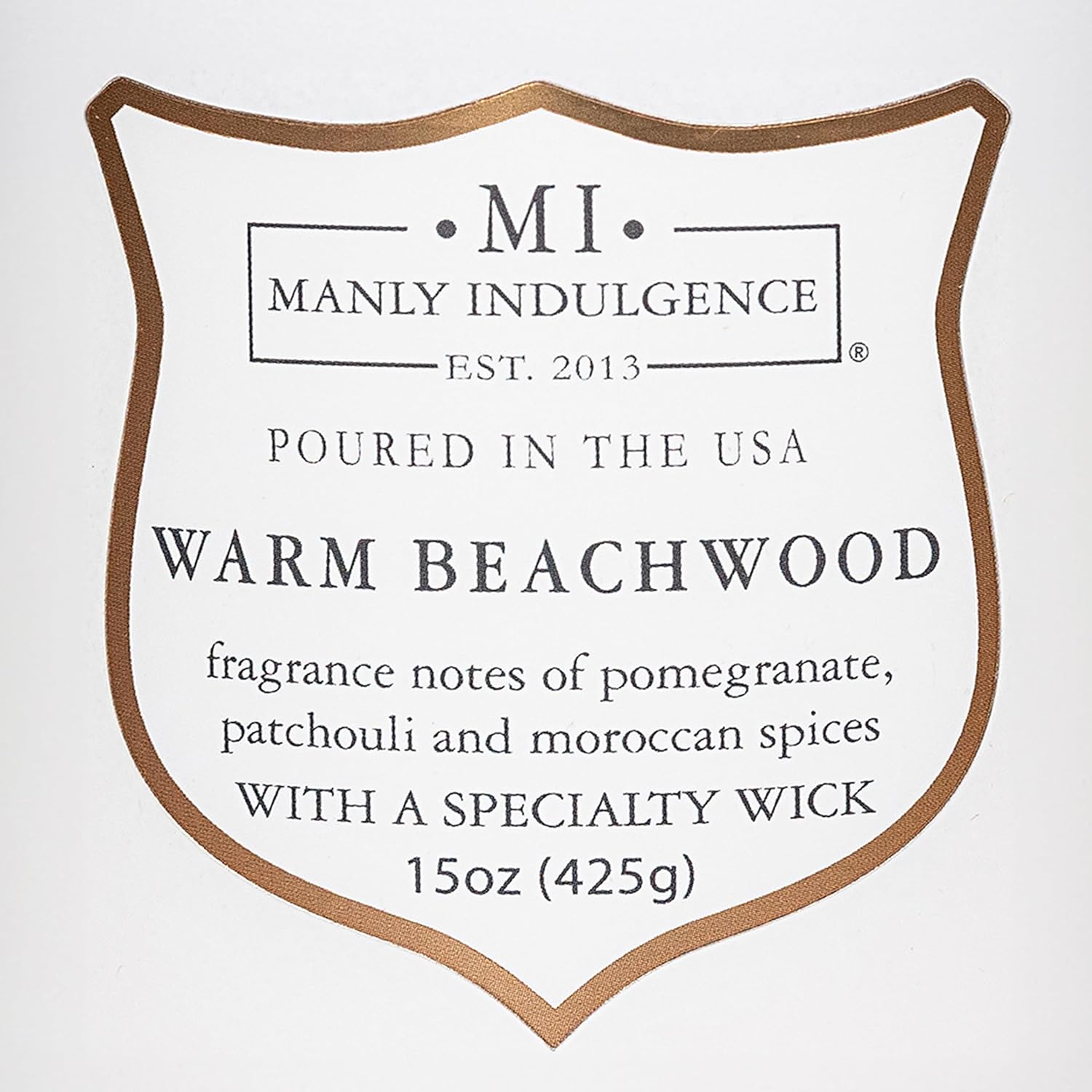 Manly Indulgence Warm Beachwood Scented Candles for Men, 15 oz Wooden Wick, Premium Soy Blend Wax, 60H Burn, Candles for Home Scented - Made in The USA - Image 6