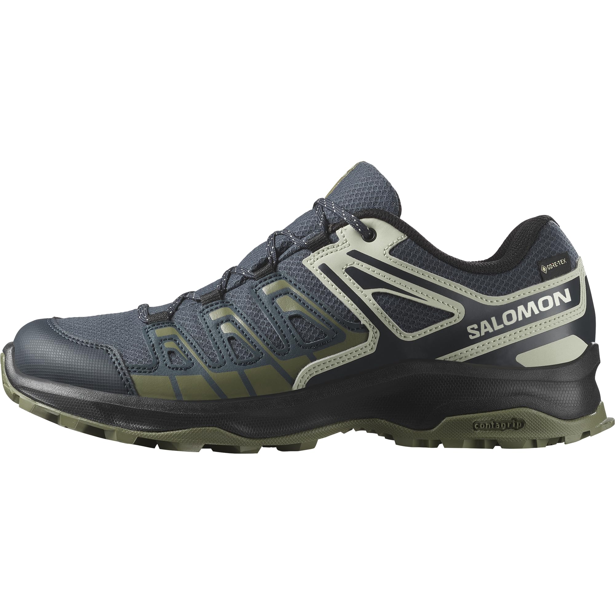 Salomon uomo Extregra GORE-TEX, scarpe da trekking versatili e comode, ideali per escursioni nelle avventure all’aperto, Notte Blu, 42