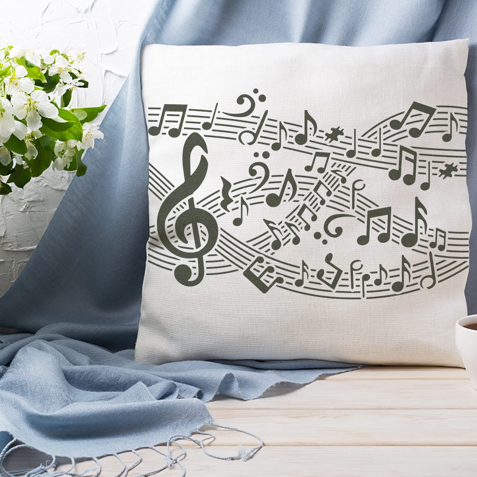 Stencil Teschio Splash Riutilizzabile - 29.7x21cm PET Per Legno, Tessuto E Pareti - Foto 7