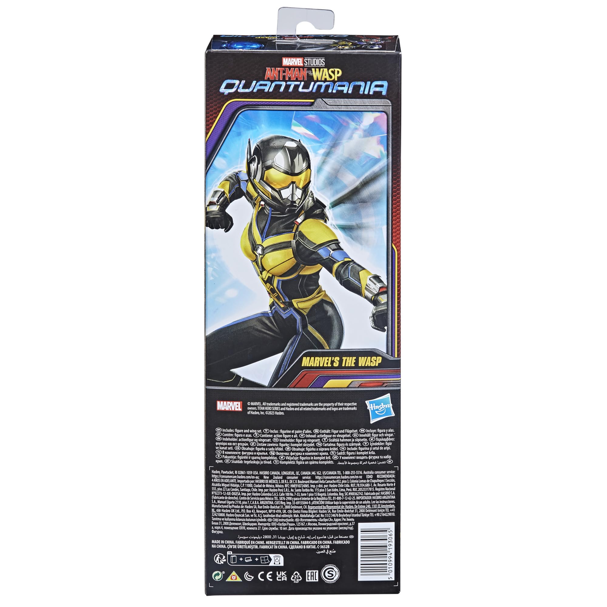 Hot Toys 1:6 The Wasp Actionfigur – Ant-Man And The Wasp, Mit LED-Helm & Beweglichen Flügeln