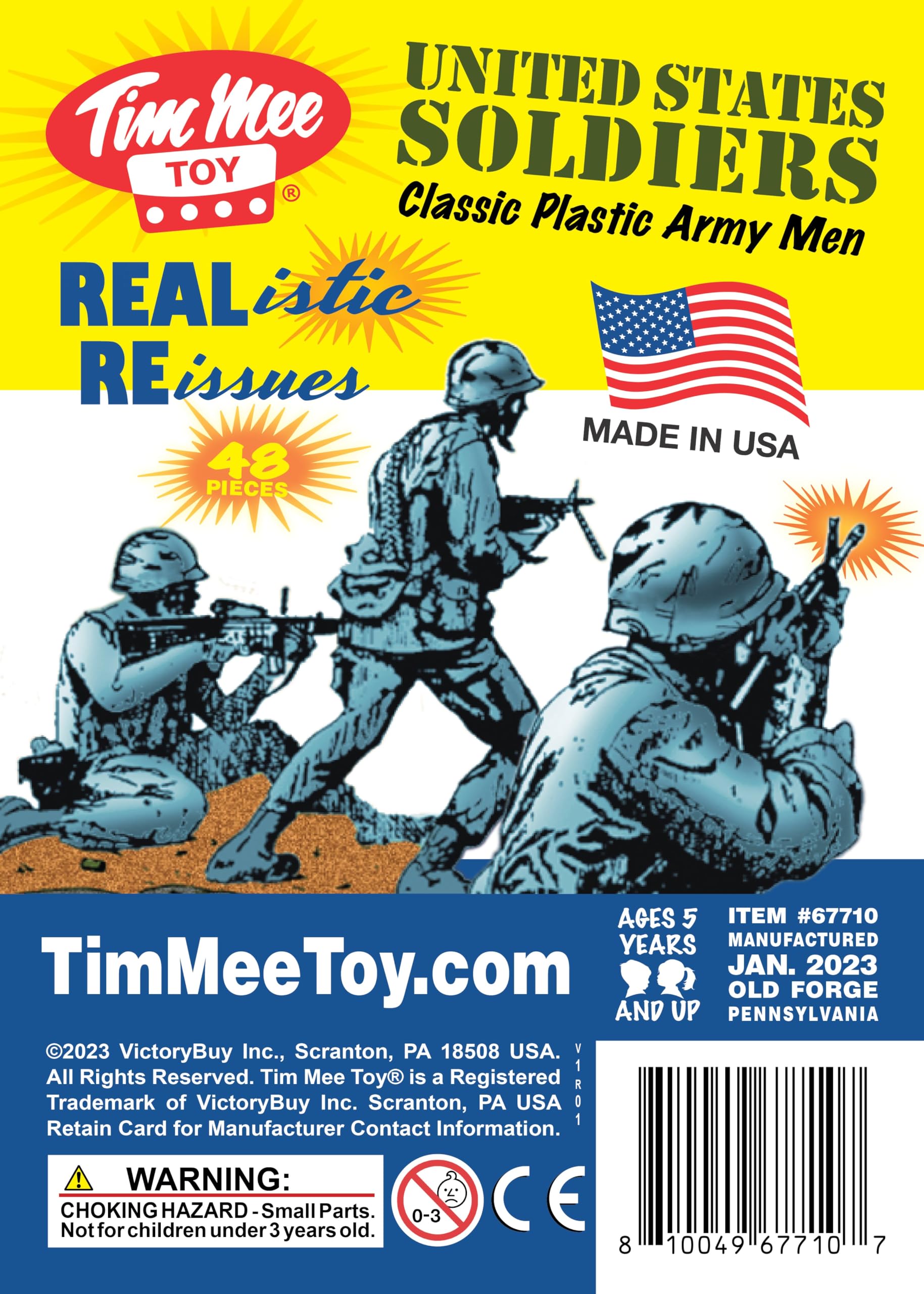 Amazon.com: TimMee Plastic Army Men - Powder Blue 48pc Toy Soldier