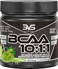3VS Nutrition BCAA 10:1:1 250g - Sabor gourmet Uva Verde