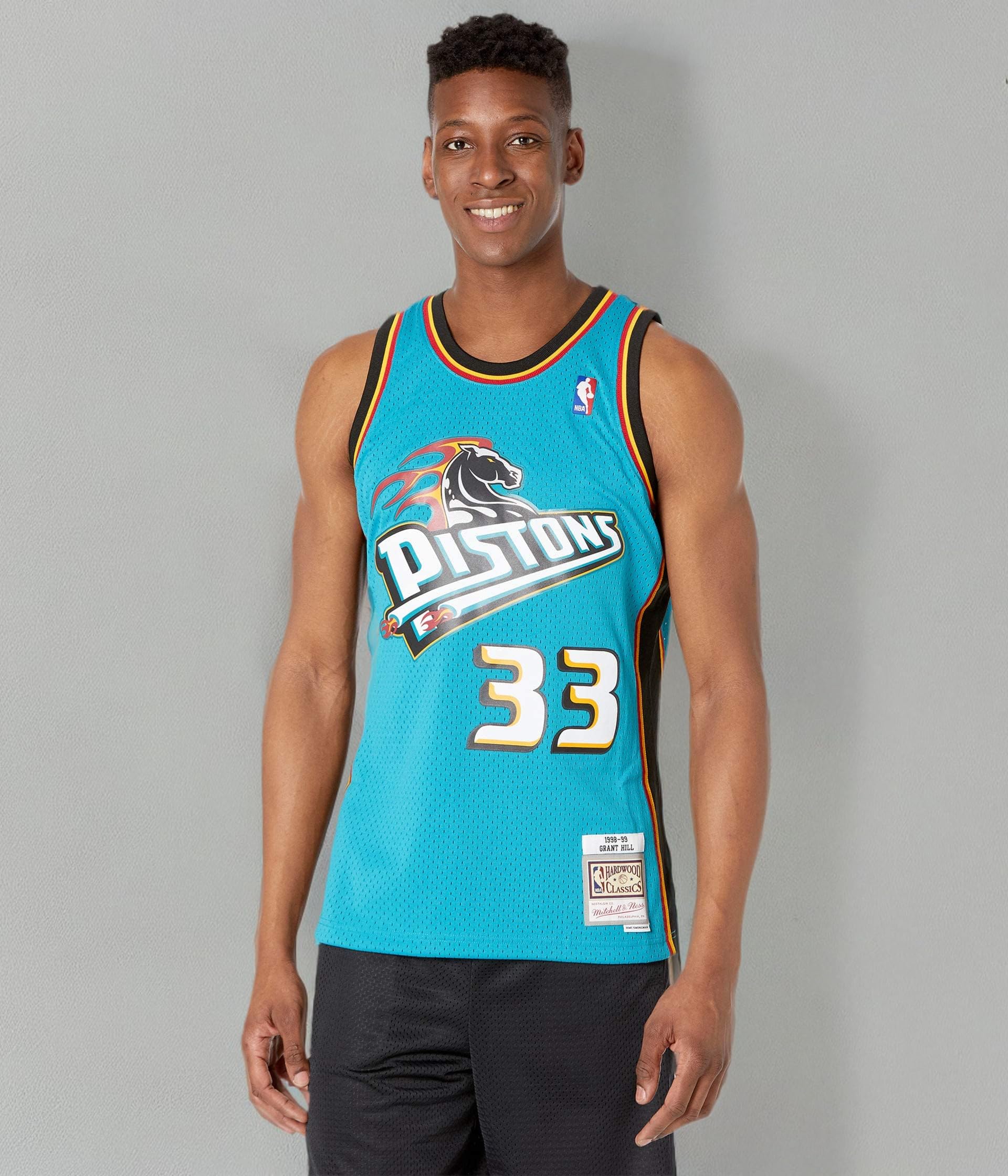 Mitchell&Ness 1998-99 ジャストドン ピストンズ　L Mitchell&Ness 1998-99 ジャストドン ピストンズ L 【公式通販】