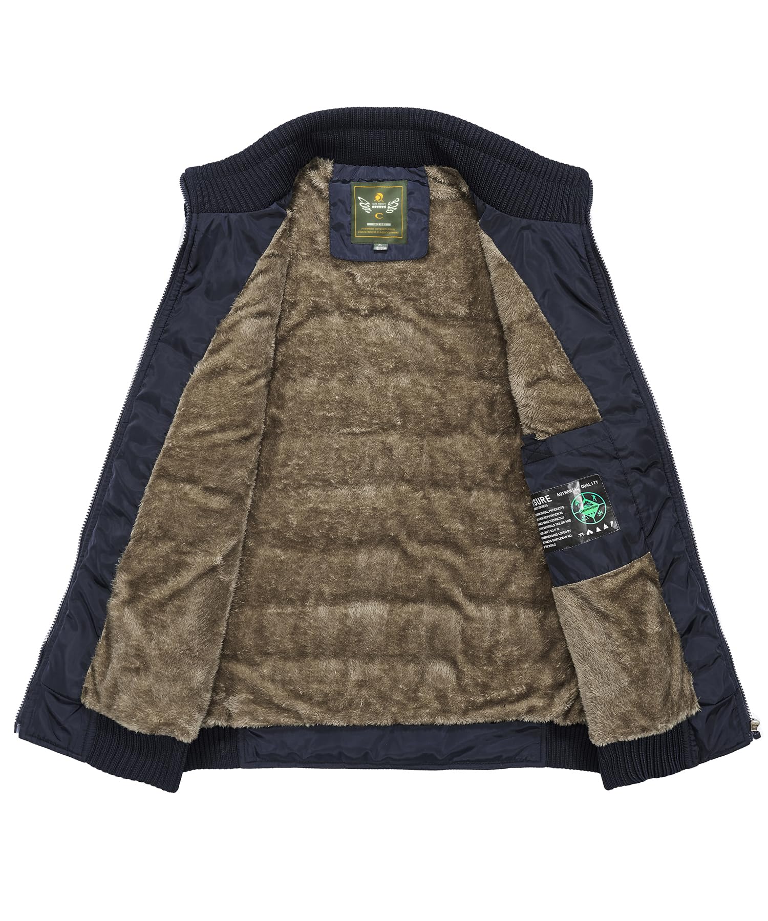 Gilet Invernale da Uomo in Pile da Pesca Giacca Senza Maniche Antivento Gilet per la Fotografia All'aperto con Tasche Multiple Giubbotto Imbottiti Trapuntato