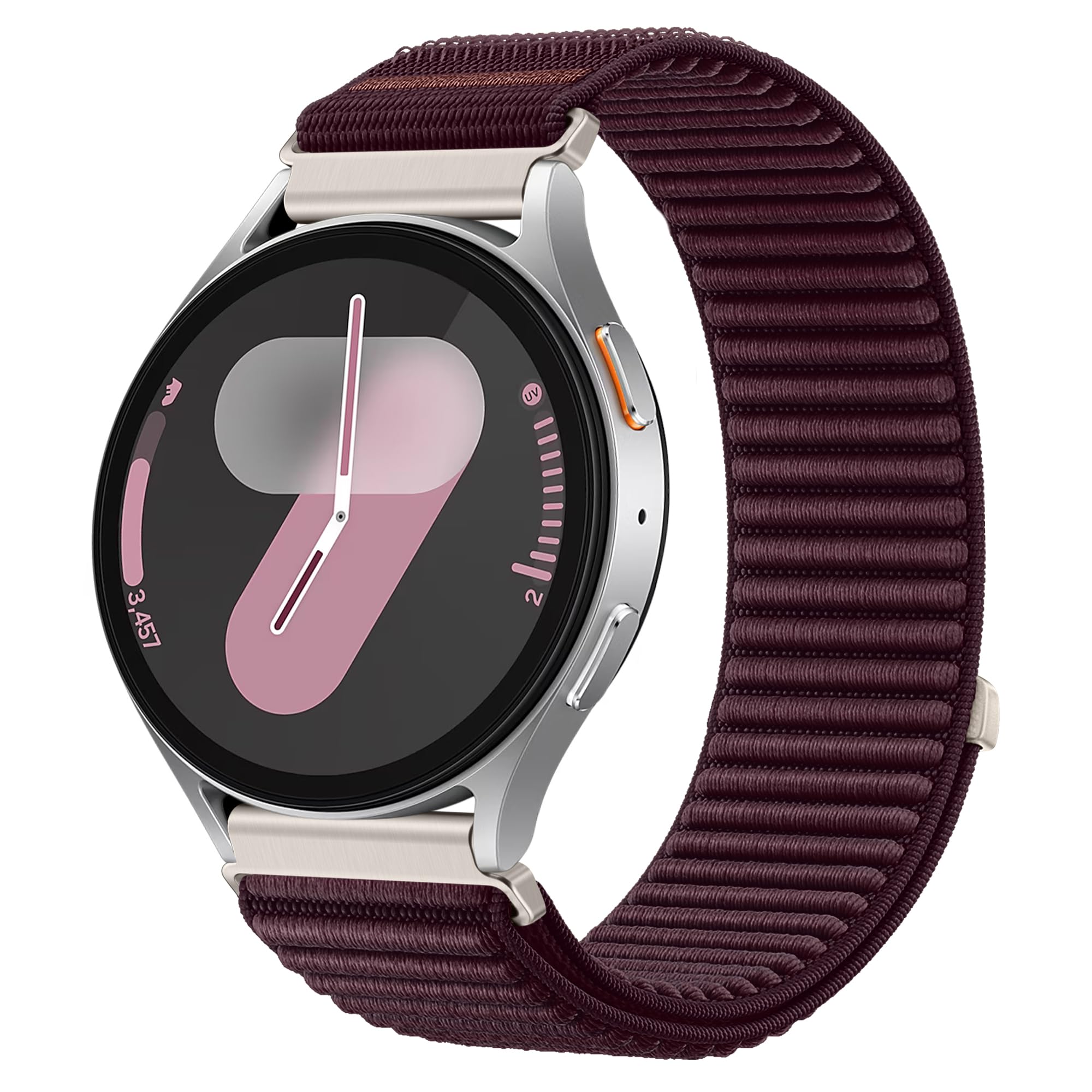 XMUXI 20mm Watch Strap Nylon Compatible with Galaxy Watch 7/6/5/4 40mm 44mm Straps,Compatible with Huawei Watch GT3 42mm/Forerunner 165/Vivoactive 6/5/3 with One Click Metal Connector(NO WATCH)-image-40