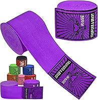 Vista 11 de BEAST RAGE Vendas para manos de boxeo para MMA Kickboxing, muñequeras profesionales para adultos de 180" con banda elástica semi-elástica, guantes