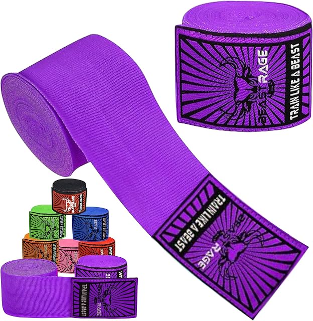 BEAST RAGE Boksowe owijki do rąk ochrona mężczyzn MMA wsparcie wewnętrzne rękawiczki do sztuk walki trening owijanie walka sporty muay thai, pod rękawice 4,5 metra elastyczne bandaże