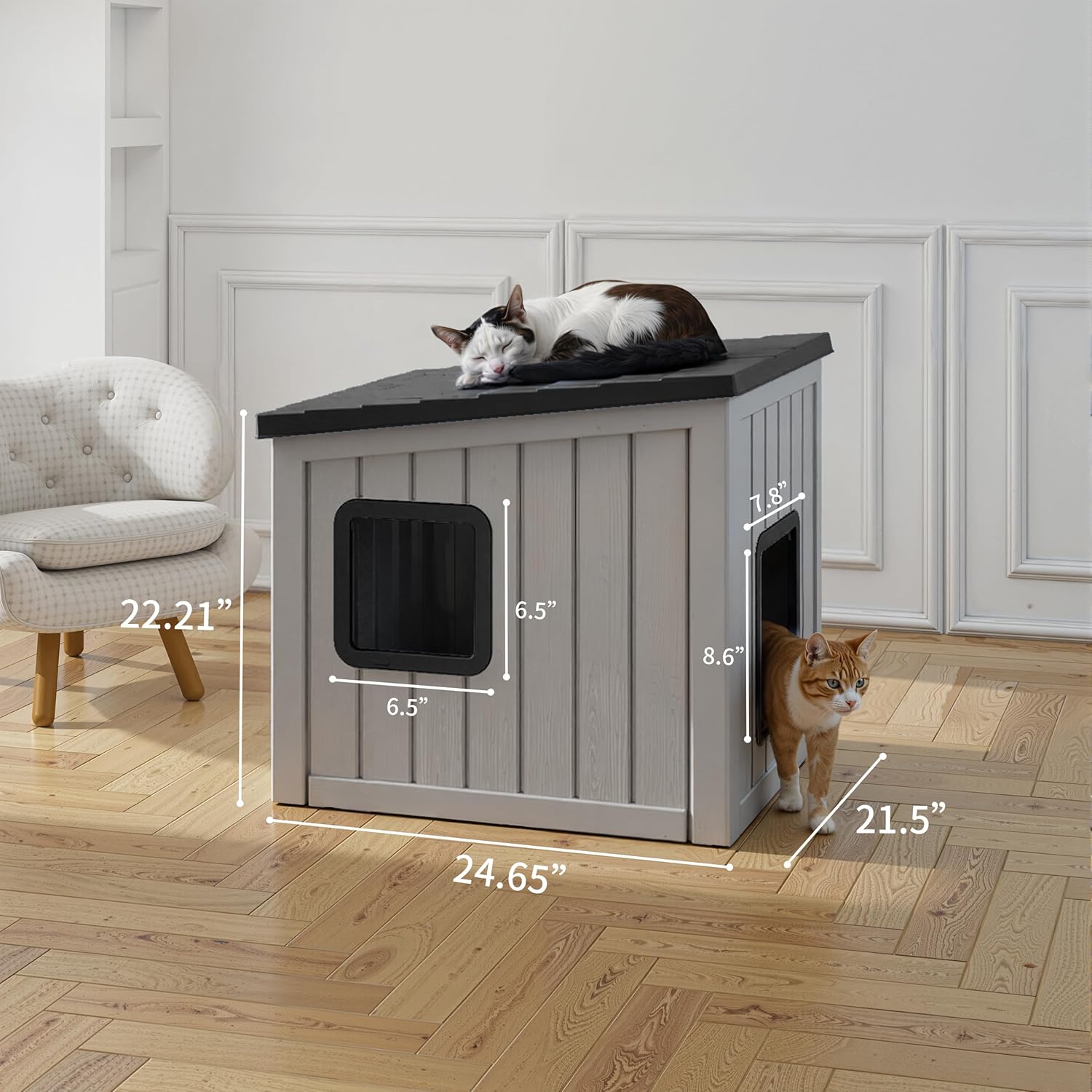 Ultimate Cat Comfort: Review of the Waterproof Outdoor Cat House