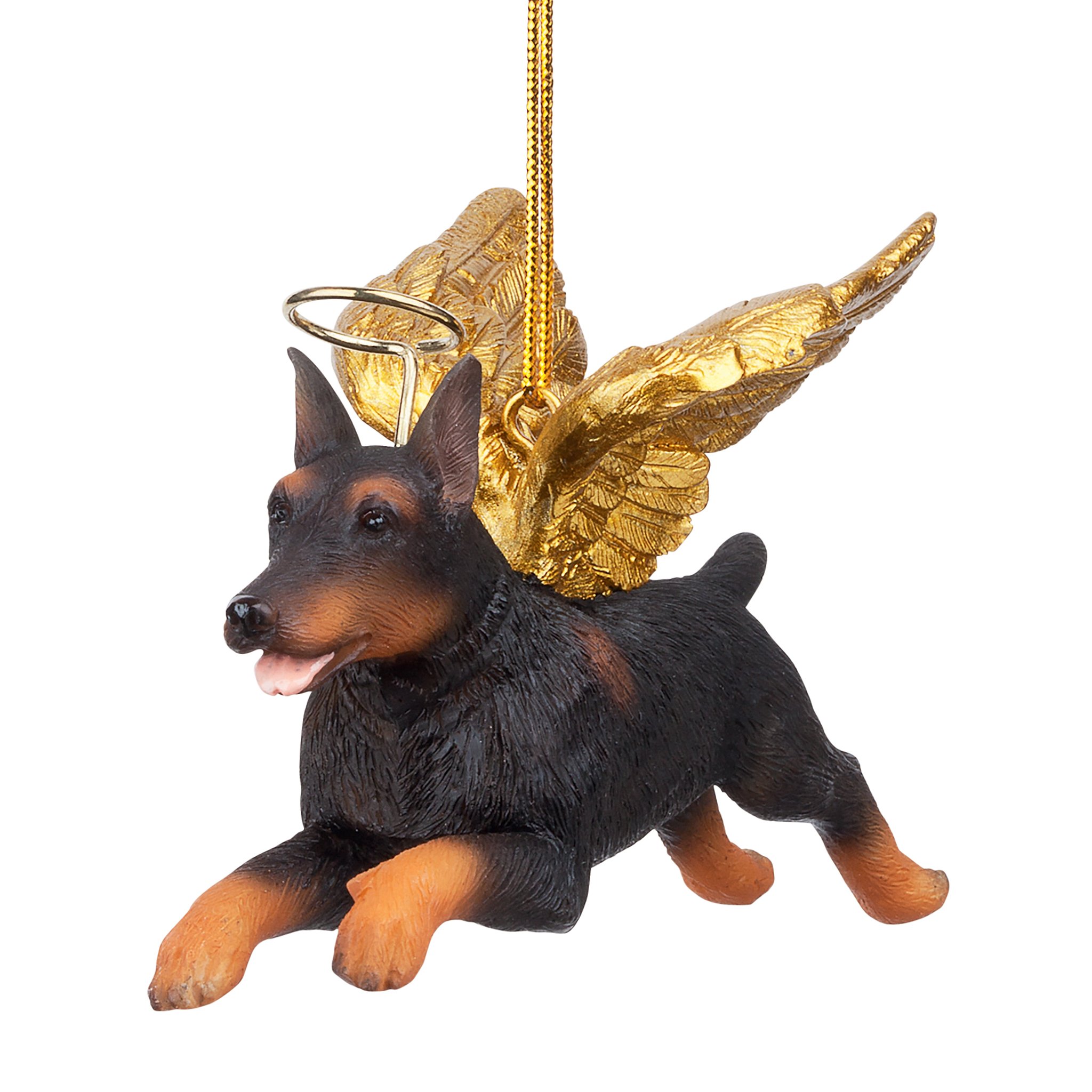 ANGEL DOBERMAN ORNAMENT