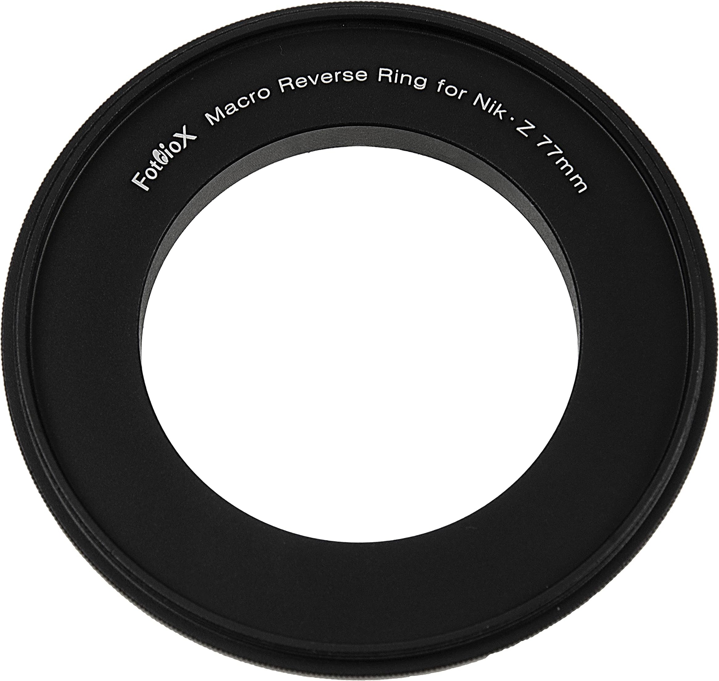 Fotodiox Macro Reverse Ring 77mm Compatible with Nikon Z - Camera Mount to 77mm Filter Thread Adapter for Nikon Z-Mount Cameras,Black,77-NKZ
