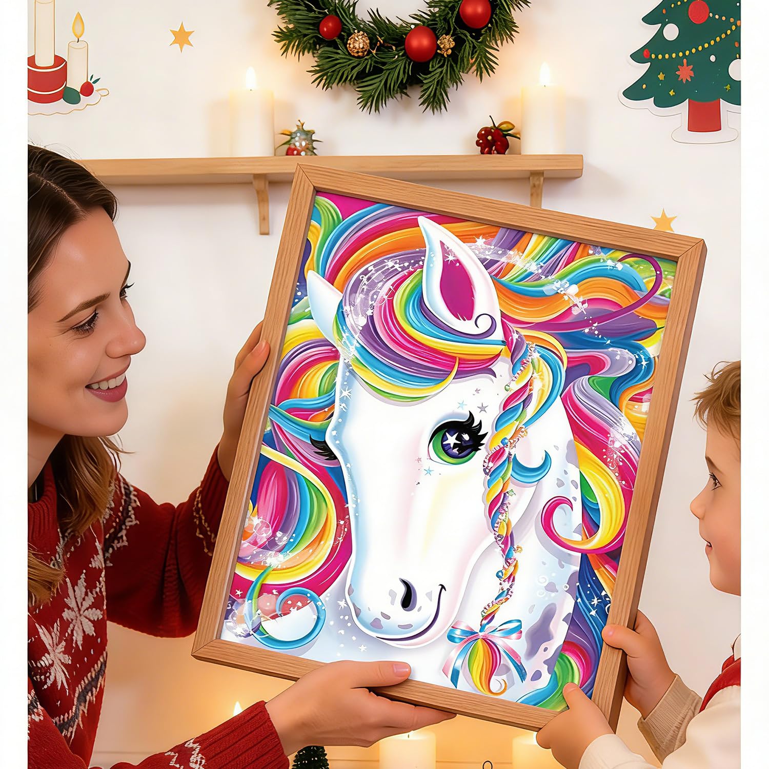 CLYCTIP Kit per pittura a mosaico per adulti