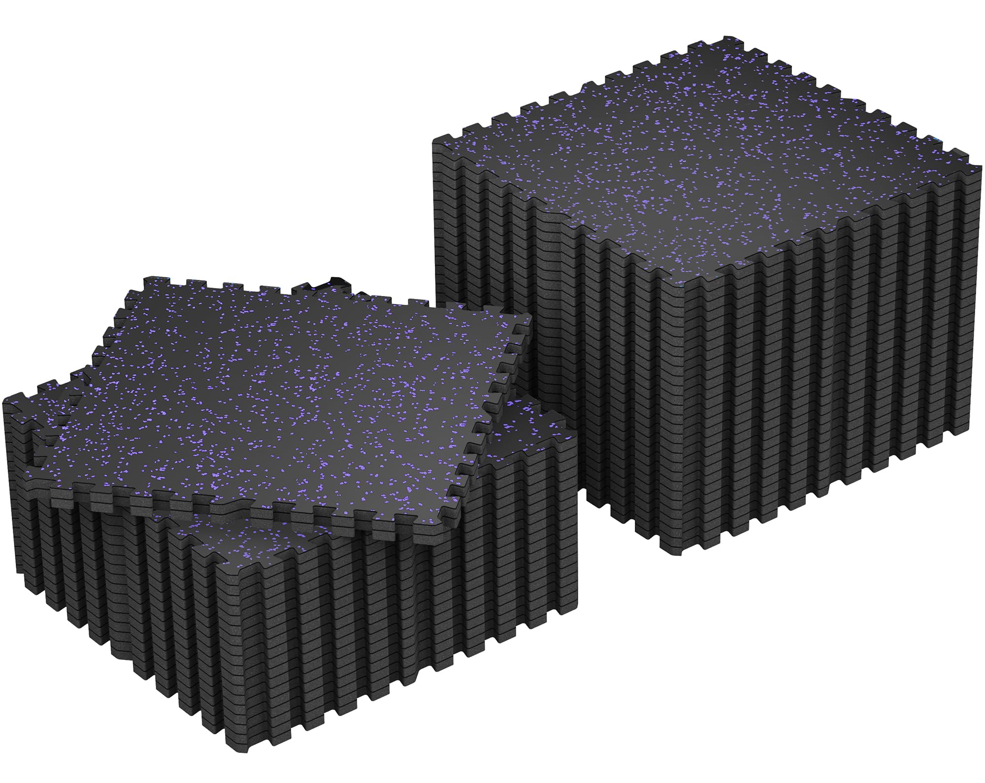 SUPERJARE 0.79'' Extra-Thick 48 Pcs 192 Sq Ft Exercise Equipment Mats