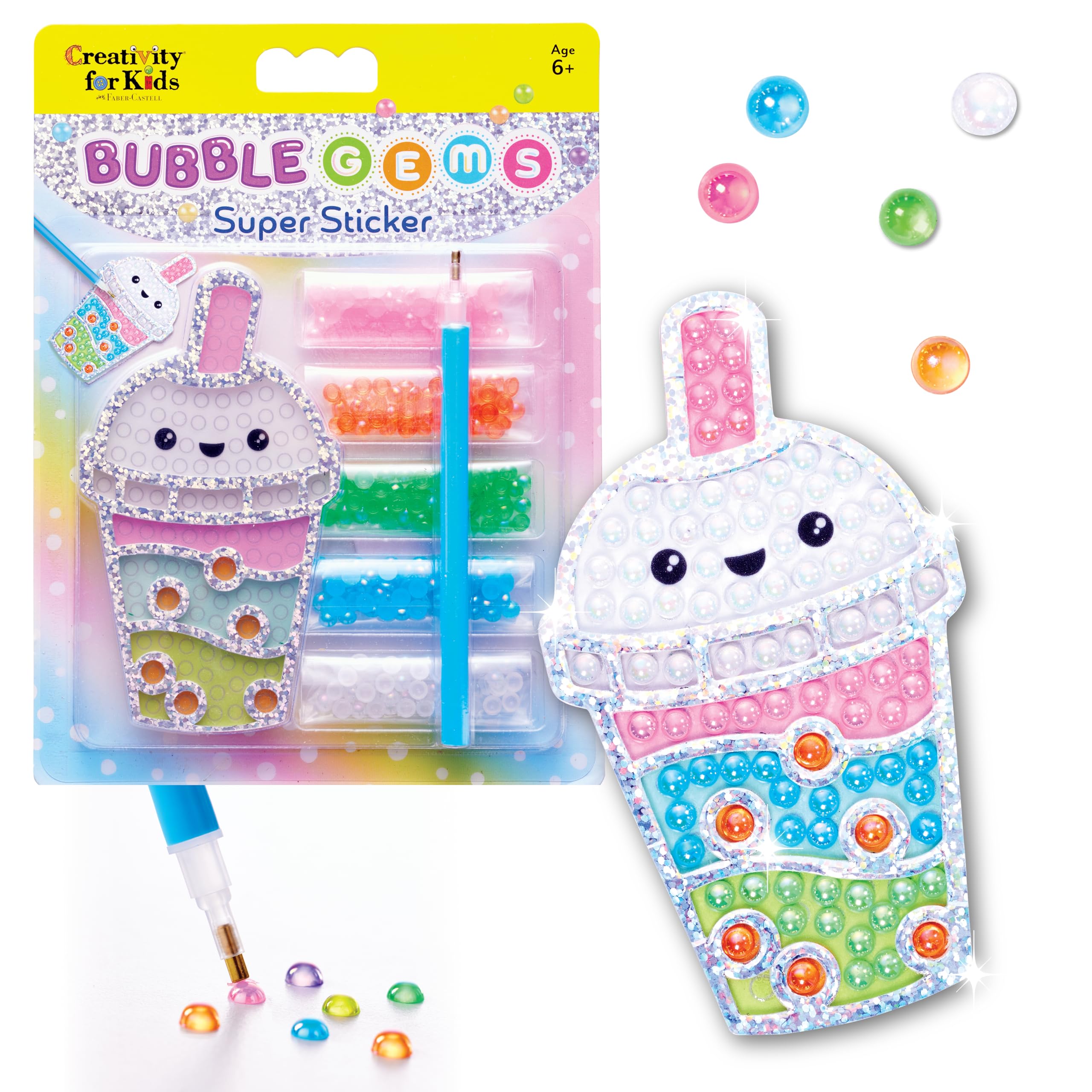 Amazon.com: Creativity for Kids Bubble Gem Super Sticker