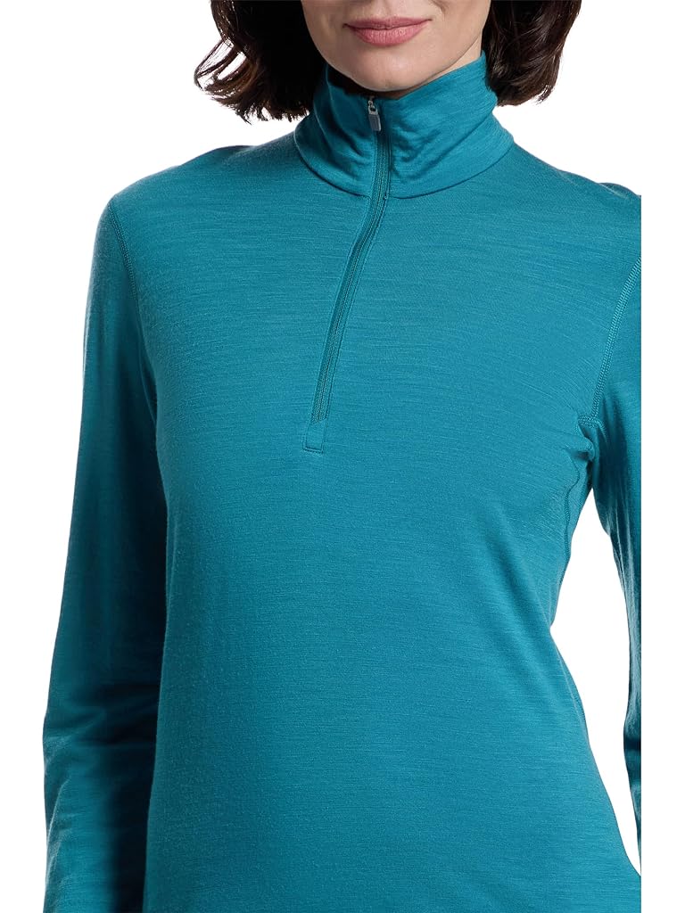 Tan Icebreaker Merino 200 Oasis Long Sleeve Half Zip