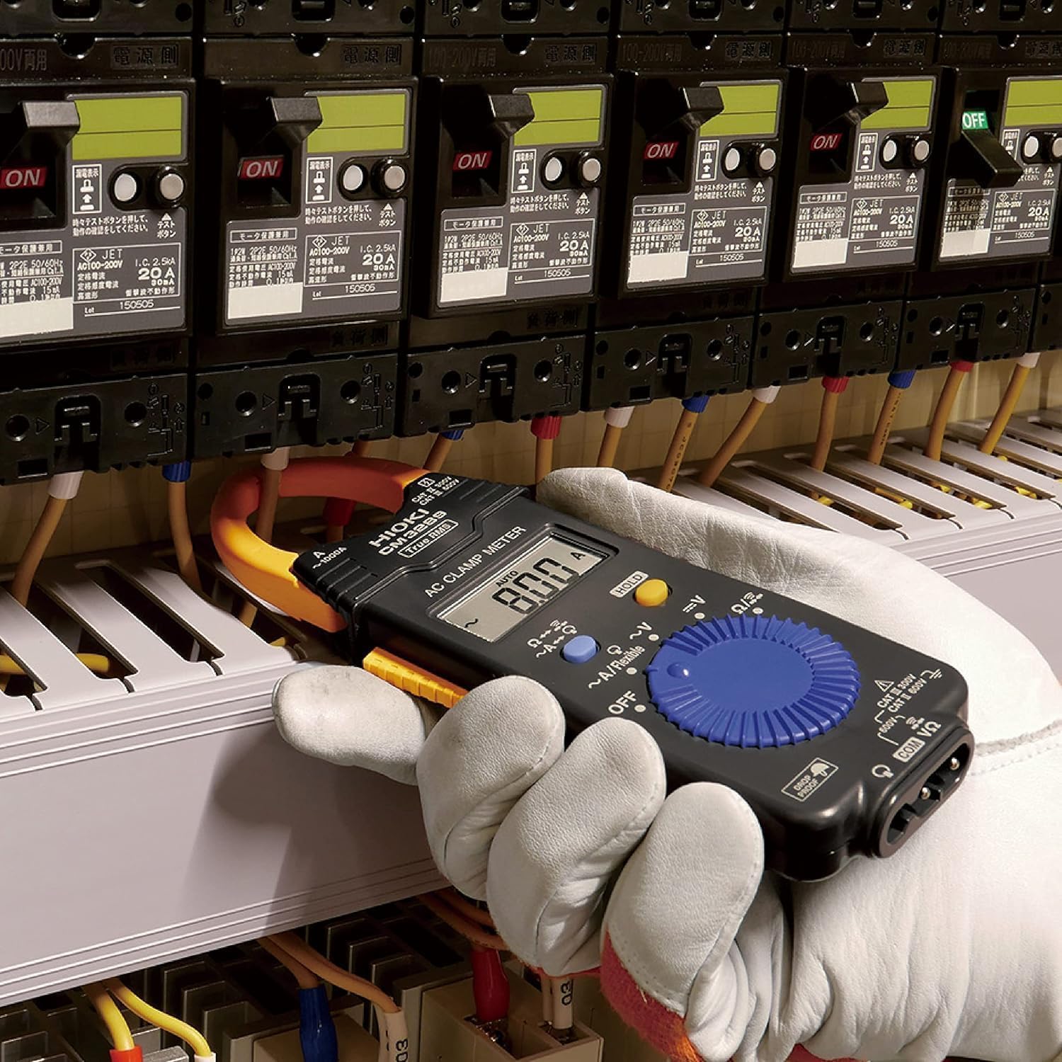 Pinza amperimétrica digital | Medición de corriente CA de verdadero valor eficaz, voltaje CA/CC, comprobador de resistencia y continuidad | Diagnóstico eléctrico industrial | Modelo: CM3289