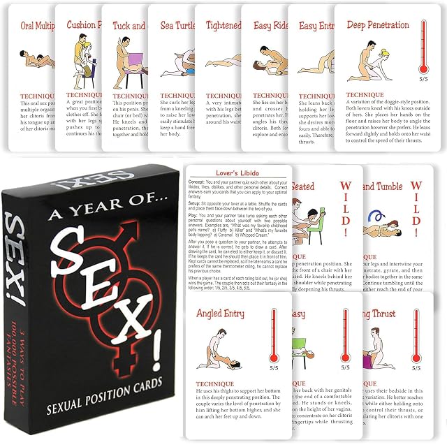 Sex Game Position Cards Couples Sex Game Kama Sutra Card Game Sex Card for Adult Card Game Sex