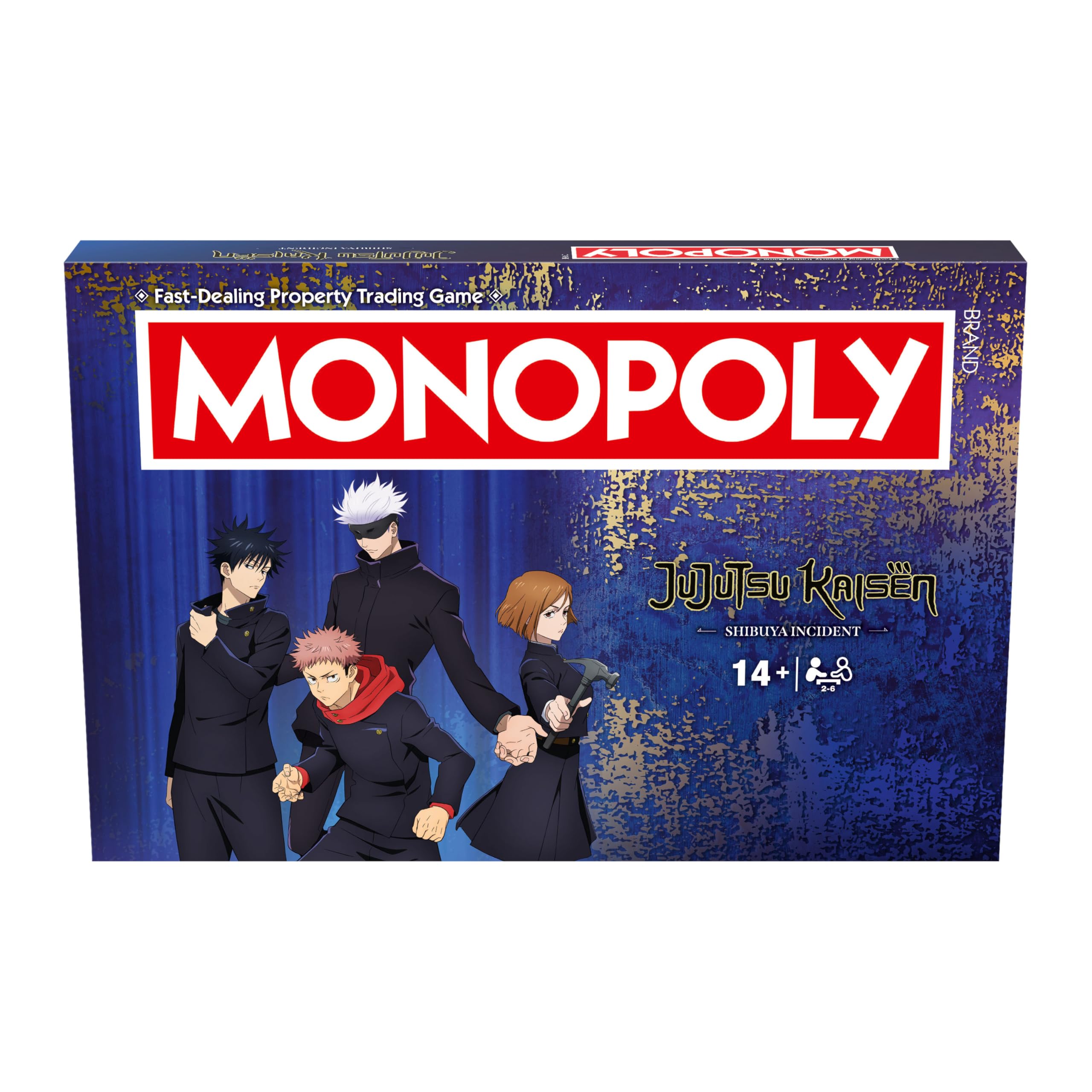 Winning Moves Le jeu de société Jujutsu Kaisen Monopoly classique est parfait pour 2 à 6 joueurs et fait un excellent cadeau pour les fans âgés de 14 ans et plus