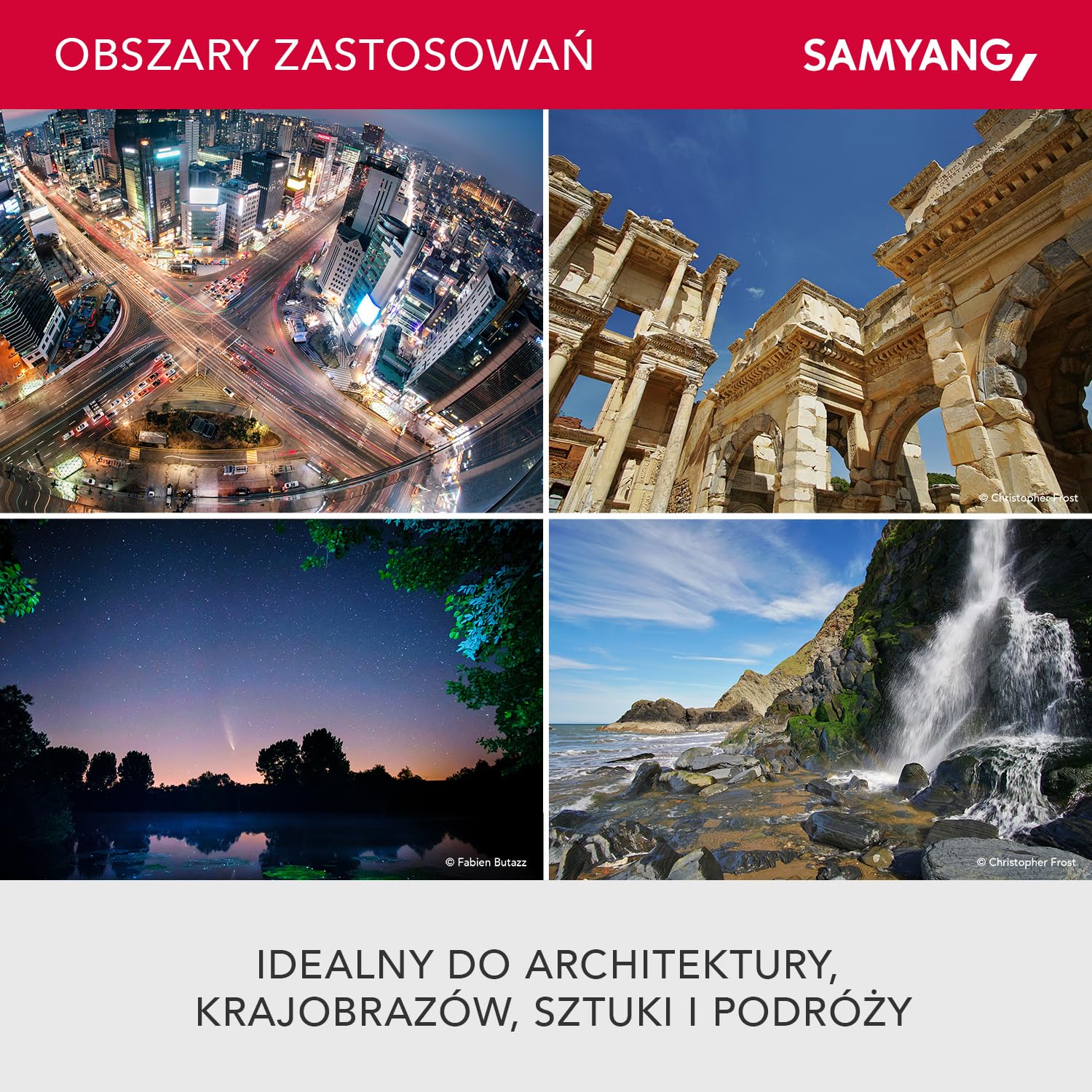 Samyang 12 mm F2.0 APS-C Fuji X czarny - szerokokątny obiektyw stałej ogniskowej do Fuji X, ręczne ustawianie ostrości, do aparatu X-T4, X-T30, X-T30 II, X-T200, X-Pro3, X-A7, X-A5, X-T100, X-T3, X-E3